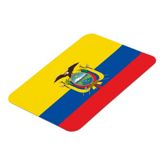 Ecuador-Flagge Magnet (Linke Seite)