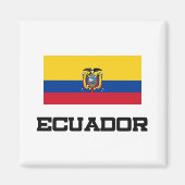 Ecuador-Flagge Magnet (Vorne)
