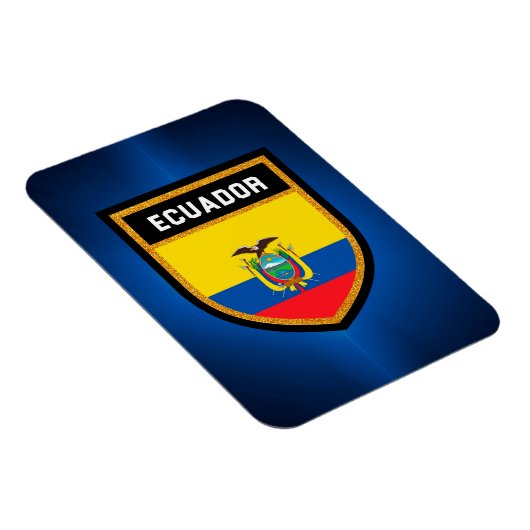 Ecuador-Flagge Magnet (Rechte Seite)