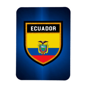 Ecuador-Flagge Magnet