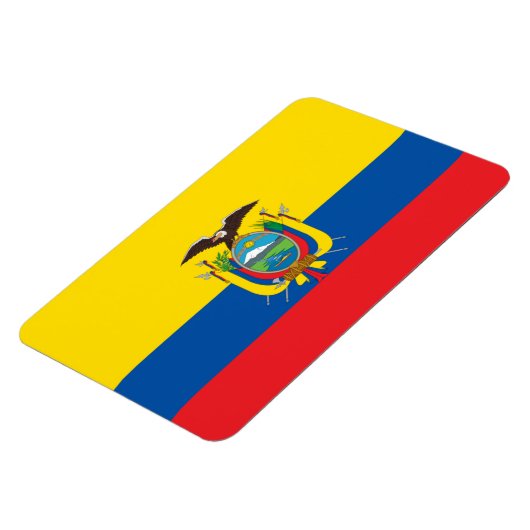 Ecuador-Flagge Magnet (Linke Seite)