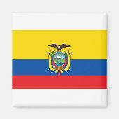 Ecuador-Flagge Magnet (Vorne)