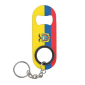 Ecuador-Flagge Mini Flaschenöffner (Vorderseite)