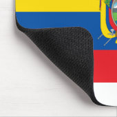 Ecuador-Flagge Mousepad (Ecke)
