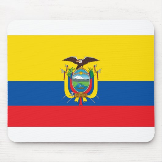 Ecuador-Flagge Mousepad (Vorne)