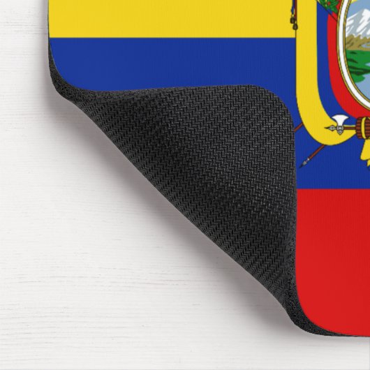 Ecuador-Flagge Mousepad (Ecke)