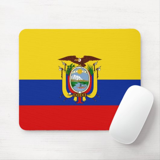 Ecuador-Flagge Mousepad (Mit Mouse)