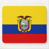 Ecuador-Flagge Mousepad (Vorne)
