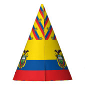 Ecuador-Flagge Partyhütchen (Rückseite)