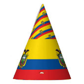 Ecuador-Flagge Partyhütchen (Links)
