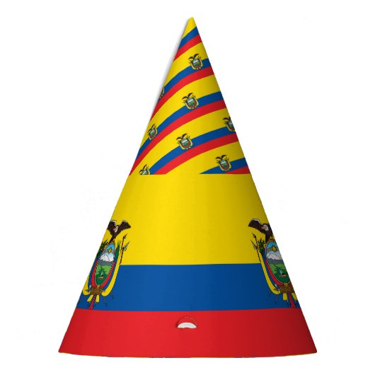 Ecuador-Flagge Partyhütchen (Links)