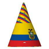 Ecuador-Flagge Partyhütchen (Rechts)
