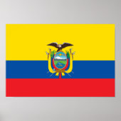 Ecuador-Flagge Poster (Vorne)