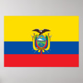 Ecuador-Flagge Poster (Vorne)