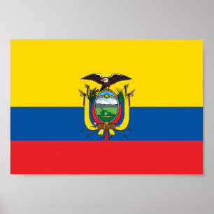 Ecuador-Flagge Poster