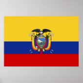 Ecuador-Flagge Poster (Vorne)