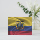 Ecuador-Flagge Postkarte (Stehend Vorderseite)