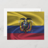 Ecuador-Flagge Postkarte (Vorne/Hinten)