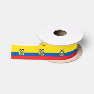 Ecuador-Flagge Satinband