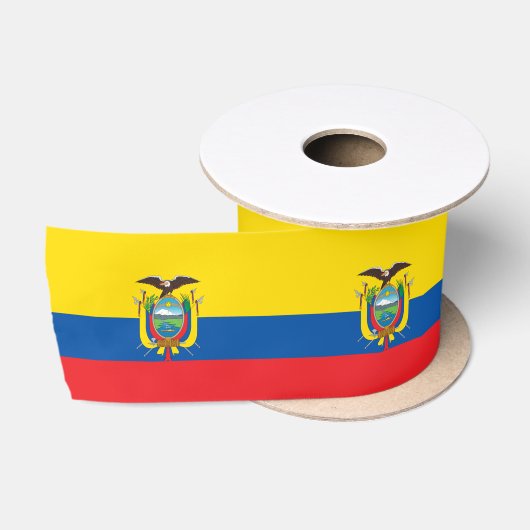 Ecuador-Flagge Satinband (Spule)