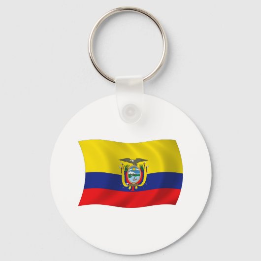 Ecuador-Flagge Schlüsselanhänger (Vorderseite)