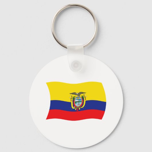 Ecuador-Flagge Schlüsselanhänger (Vorderseite)