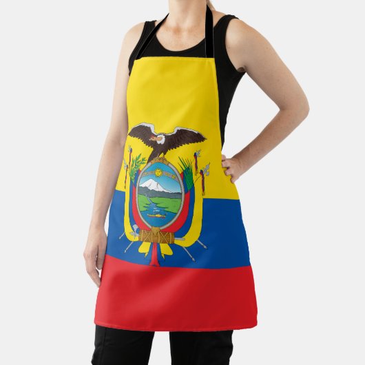 Ecuador-Flagge Schürze (InSitu)