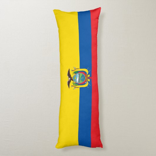 Ecuador-Flagge Seitenschläferkissen (Rückseite (Vertikal))