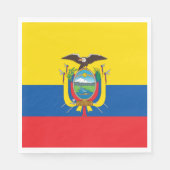Ecuador-Flagge Serviette (Vorderseite)