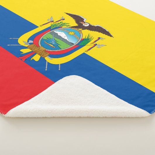 Ecuador-Flagge Sherpadecke (3/4)