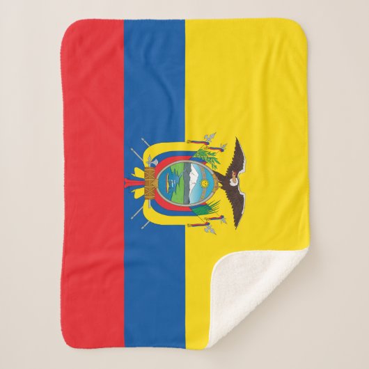 Ecuador-Flagge Sherpadecke (Vorderseite)