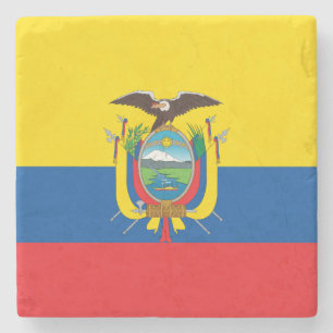 Ecuador-Flagge Steinuntersetzer