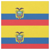 Ecuador-Flagge Stoff (Nahaufnahme)