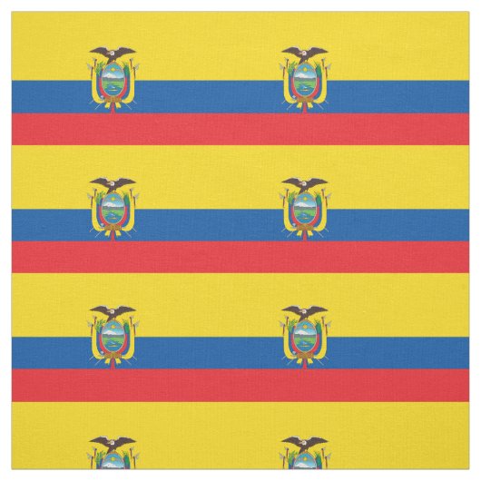 Ecuador-Flagge Stoff (Muster)