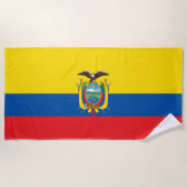 Ecuador-Flagge Strandtuch (Vorderseite)