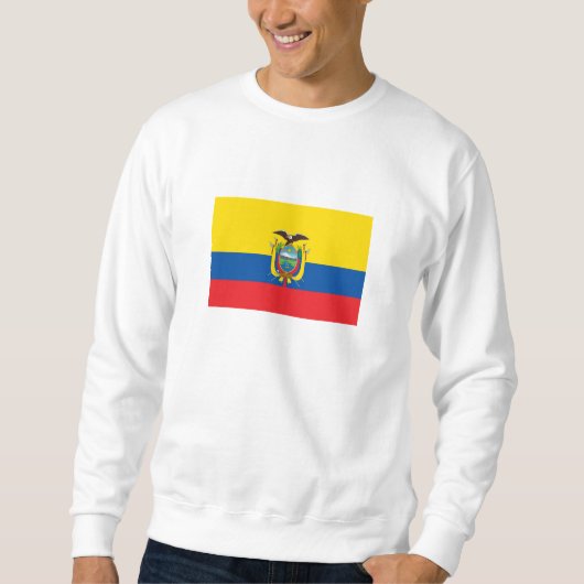 Ecuador-Flagge Sweatshirt (Vorderseite)