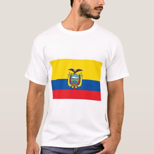 Ecuador-Flagge T-Shirt (Vorderseite)