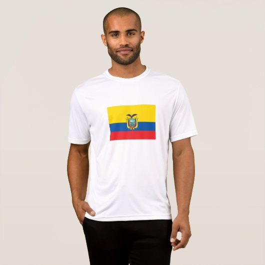 Ecuador-Flagge T-Shirt (Vorne ganz)