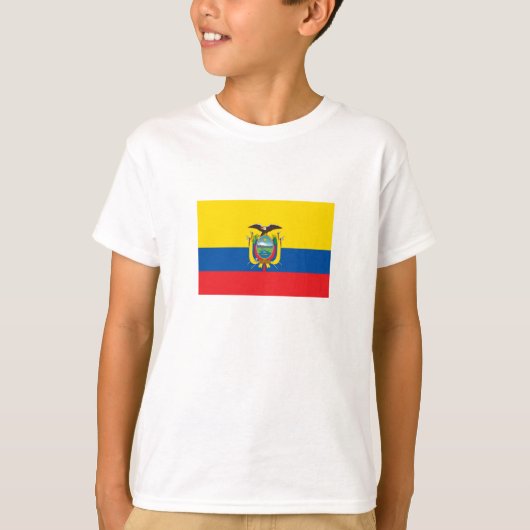Ecuador-Flagge T-Shirt (Vorderseite)