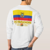 Ecuador-Flagge T-Shirt (Rückseite)