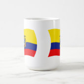 Ecuador Flagge Tasse (Mittel)