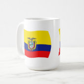 Ecuador Flagge Tasse (Vorderseite Links)