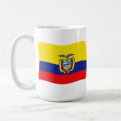 Ecuador Flagge Tasse (Links)