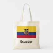 Ecuador-Flagge Tragetasche (Rückseite)