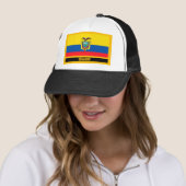 Ecuador-Flagge Truckerkappe (Beispiel)