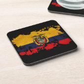 Ecuador-Flagge Untersetzer (Linke Seite)