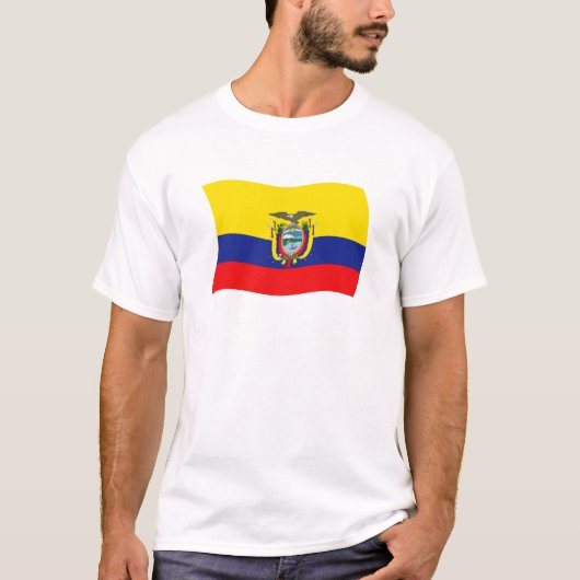 Ecuador-Flaggen-Shirt T-Shirt (Vorderseite)