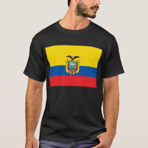 Ecuador-Flaggen-T-Shirt Bandera de Ecuador Camiset T-Shirt