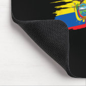 Ecuador-Flaggen-Trikot - Fußball Ll Fußll Mousepad (Ecke)