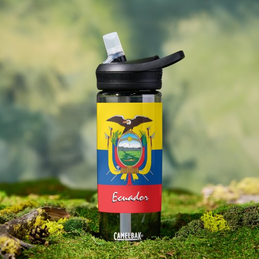 Ecuador Flasche, patriotische Ecuador-Flagge Trinkflasche (Außenbereich)